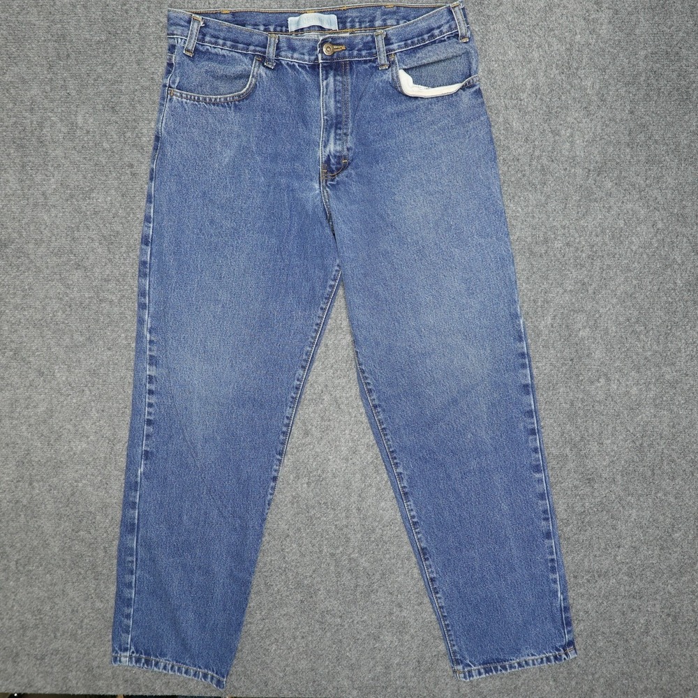 Old Navy Jeans Mens 36x33 Blue Relaxed Fit Straight Leg Denim Casual Everyday